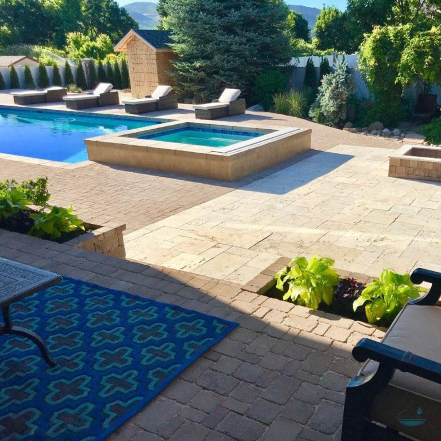 Pool & Spa Hardscape and Landscape Features Built for Utah Conditions